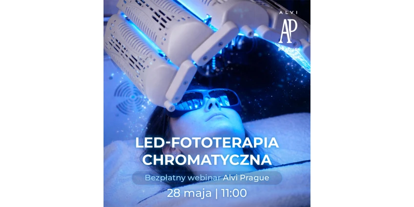 Bezpłatny webinar Alvi Prague: fotobiomodulacja światłem LED w praktyce