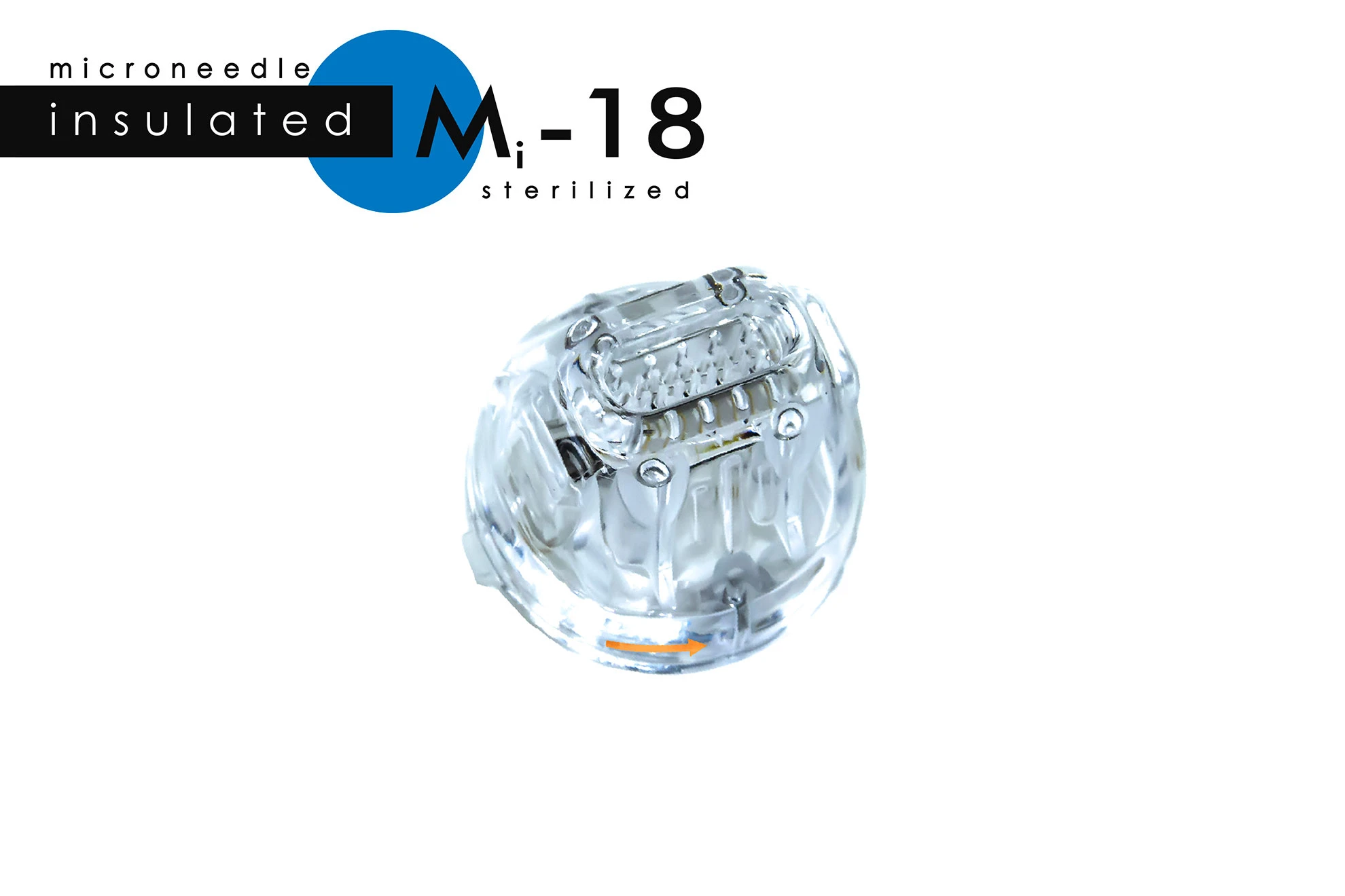 Kartridż jednorazowy do radiofrekwencji mikroigłowej z igłami izolowanymi M-18