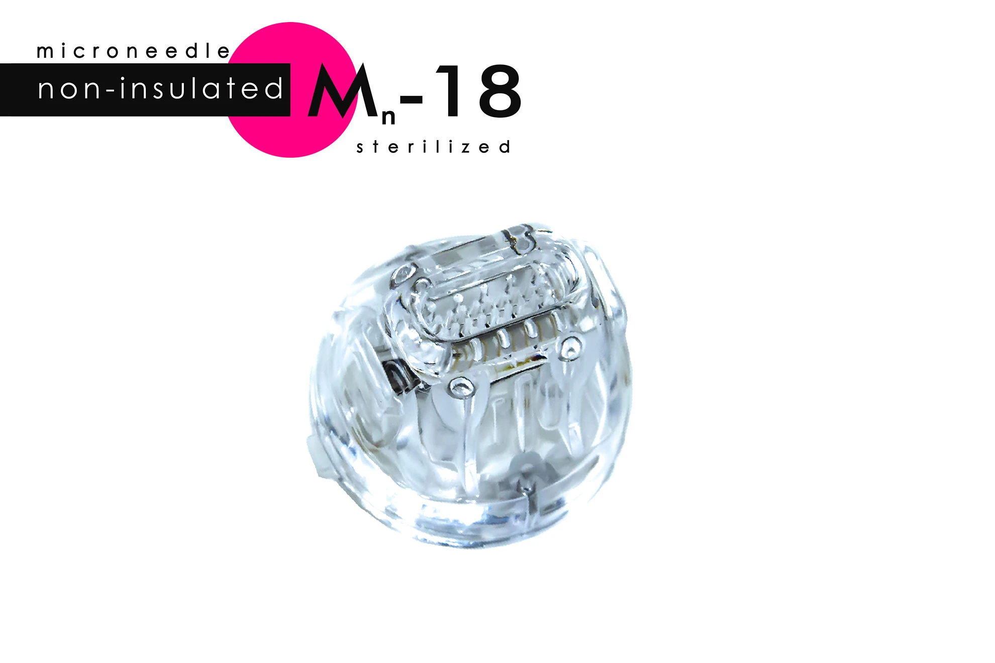 Kartridż jednorazowy do radiofrekwencji mikroigłowej z igłami nieizolowanymi M-18