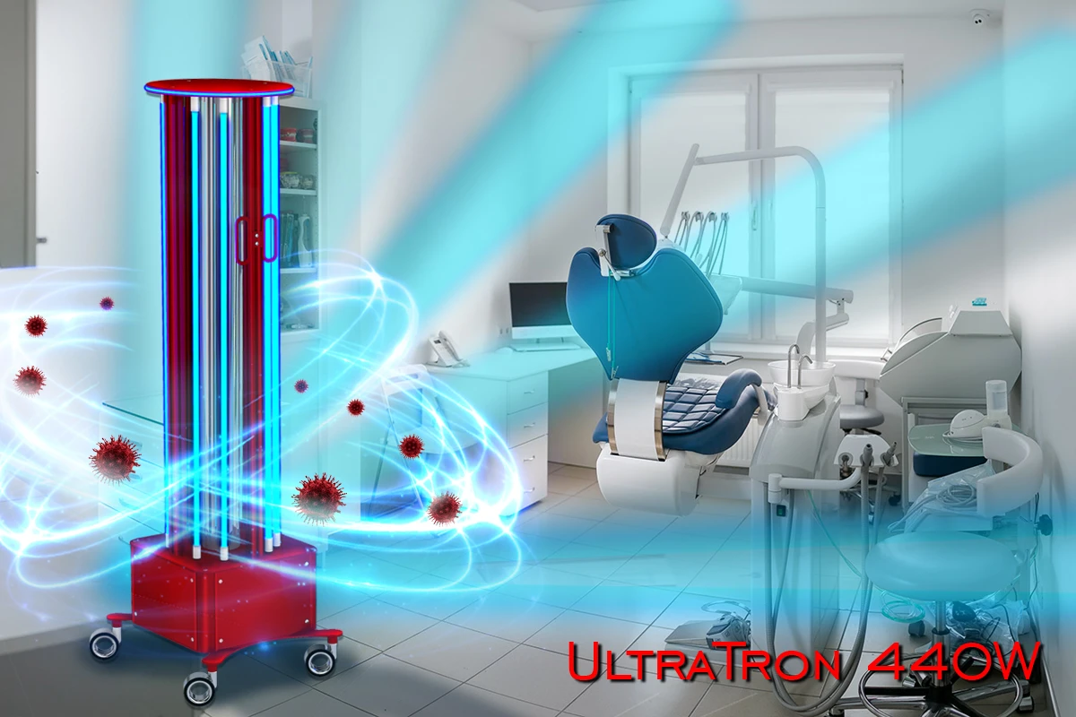 Kup Promiennik bakteriobójczy UltraTron-440W na 8 lamp w sklepie internetowym Alvi Praga - Cena od producenta - Dostawa w Polsce
