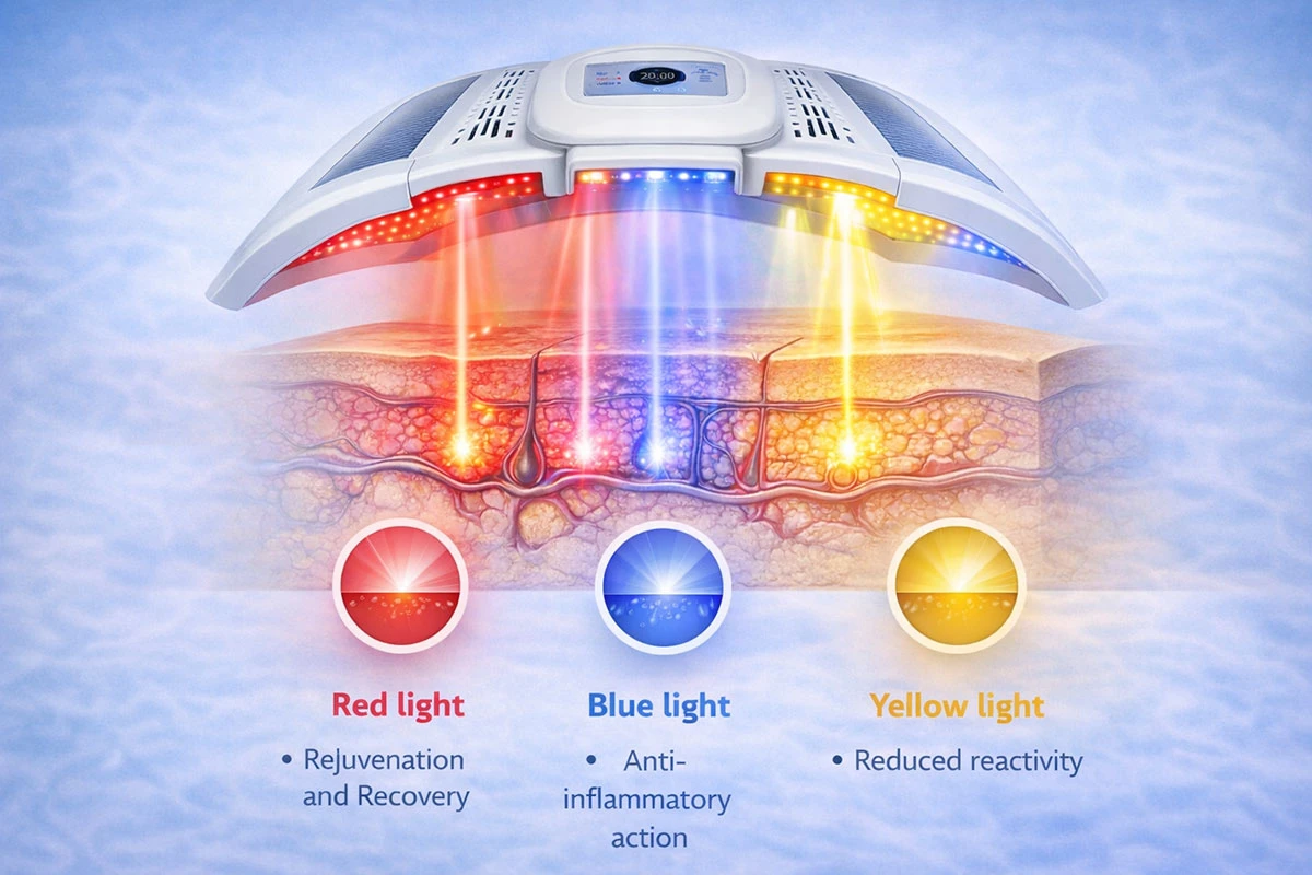 czym jest terapia LED i jak działa na skórę