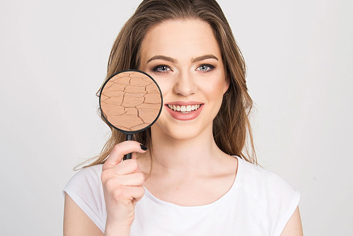 suchość skóry jesienią i zimą