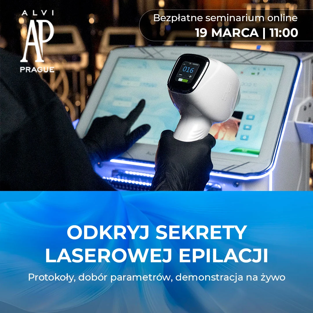 Seminarium online Alvi Prague – Laser diodowy 808 nm: co trzeba wiedzieć w 2026