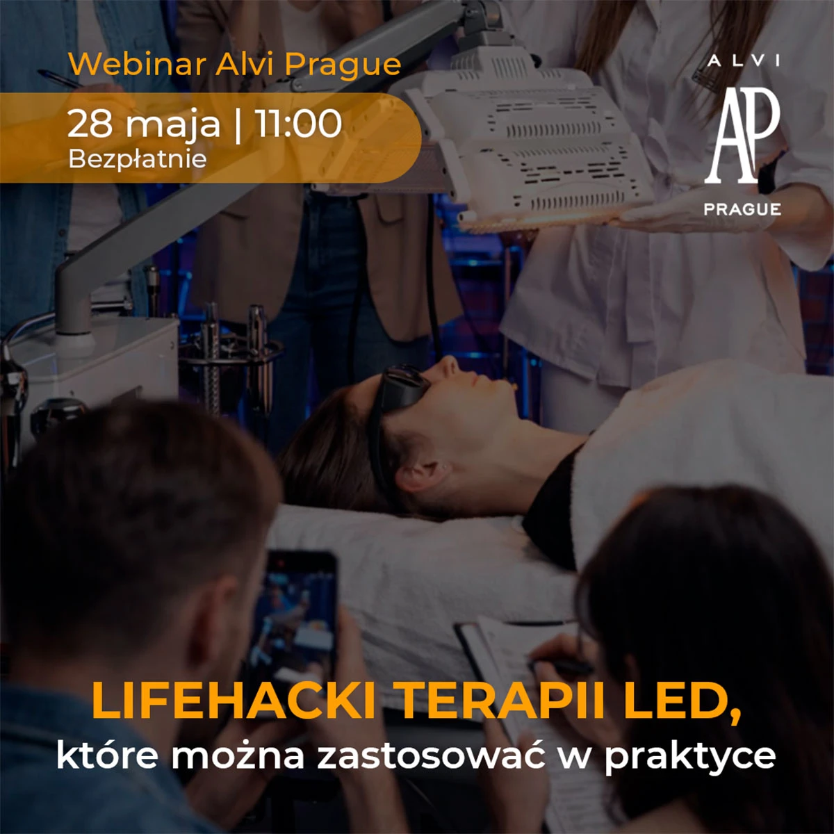 Fotobiomodulacja LED: bezpłatny webinar Alvi Prague
